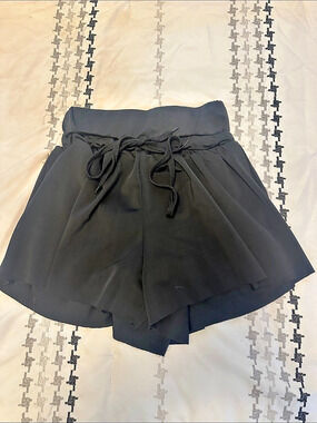 High Waist Black Shorts